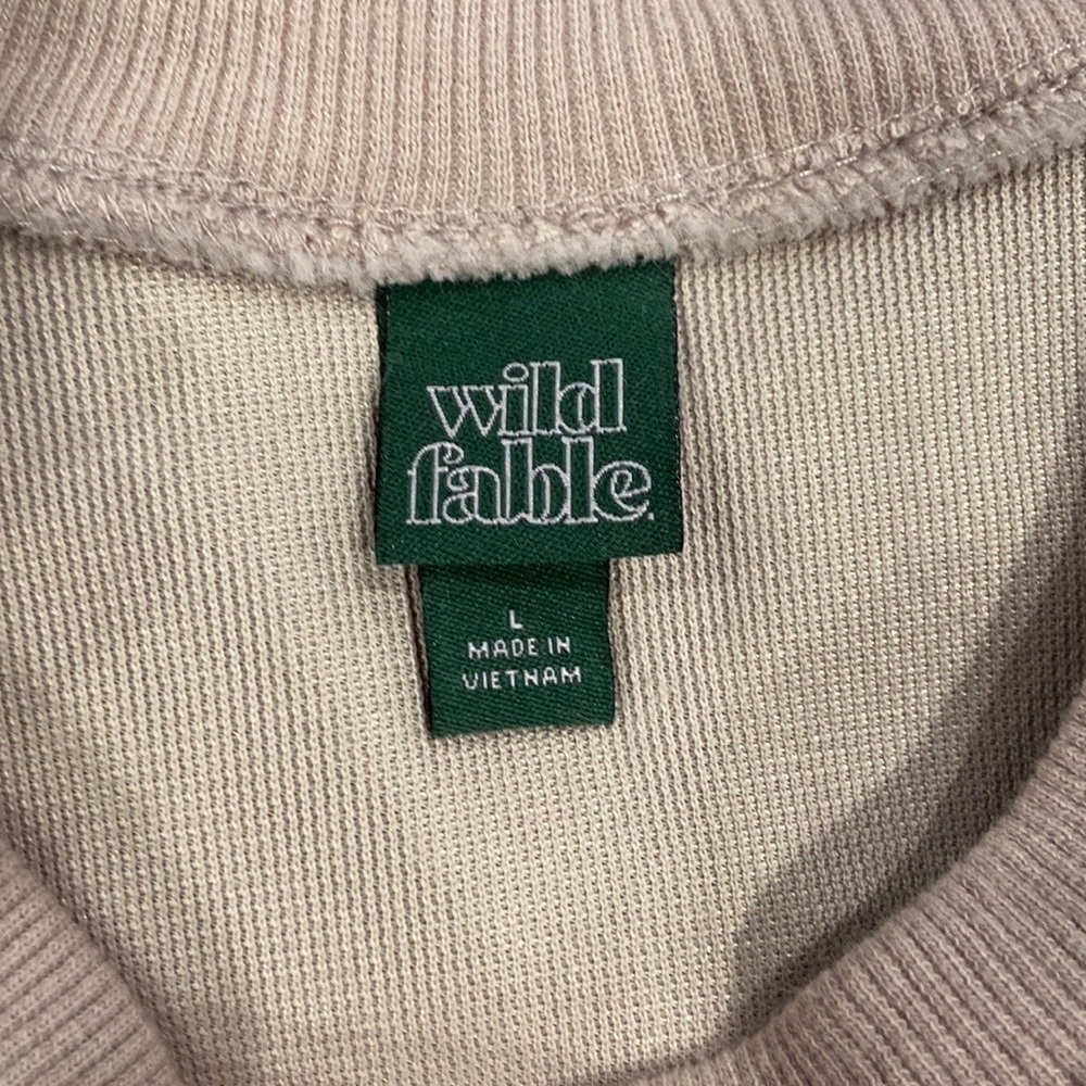 Wild Fable Faux Fur Sweater Size Large Pre-Owned - Picture 7 of 8